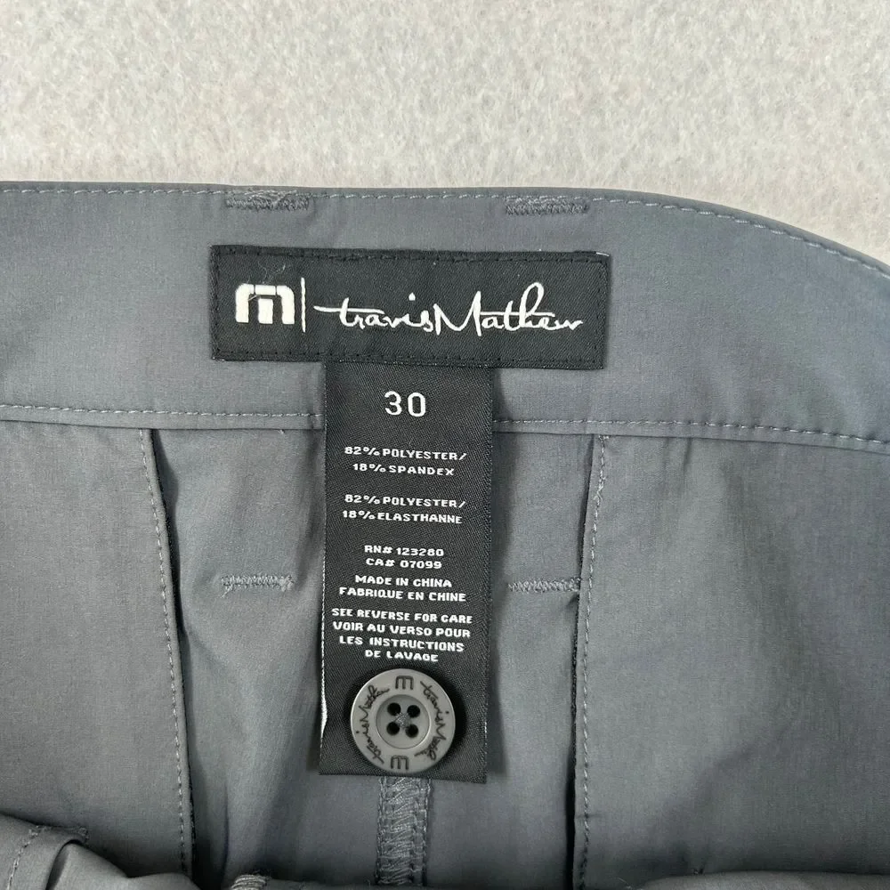 Travis Mathew‎ Pants Mens 30 Gray Majestic X Players Golf Performance Stretch